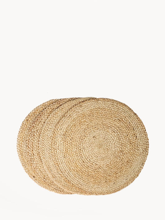 Kata Natural Placemat (Set of 4) - Handwoven from Jute