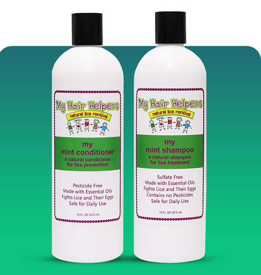 Lice Prevention Shampoo and that Kills Lice and Eggs for Kids I Peppermint Essential Oil