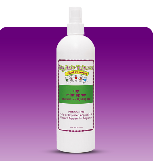 Mint Spray Head Lice Repellent | Prevention | Naturally Formulated with Essential Oils