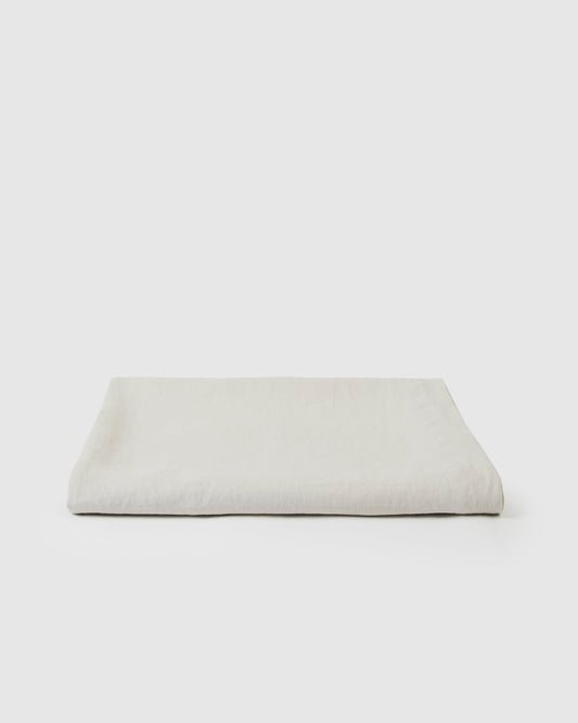 Babette Linen Tablecloth - Dove - French Flax