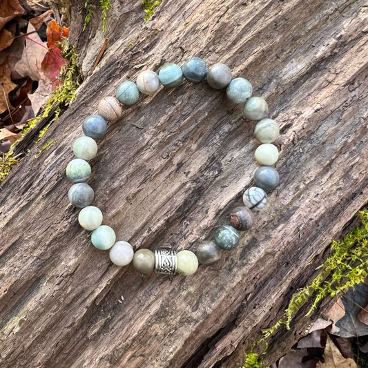 Gray Thunder Jasper Bracelet