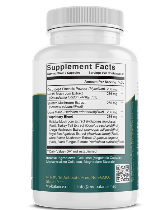Supreme Mushroom Complex Supplement