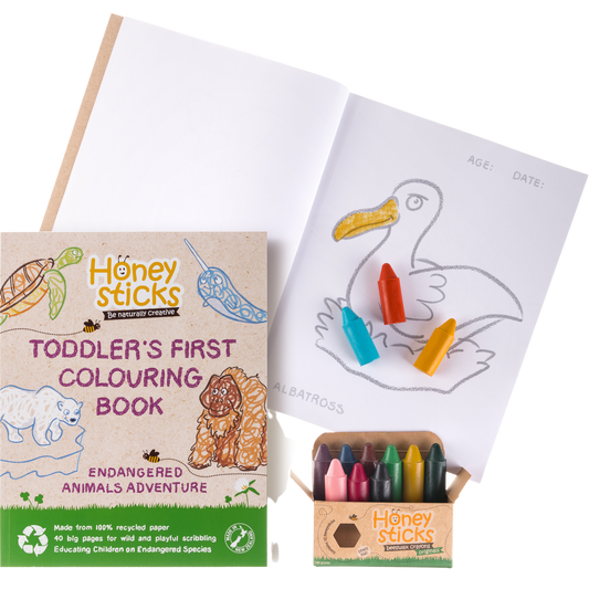 The Creative Kid Coloring Set | Endangered Animals Adventure