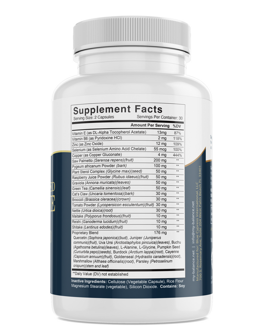 Prostate Formula "Advanced Formula" Supplement