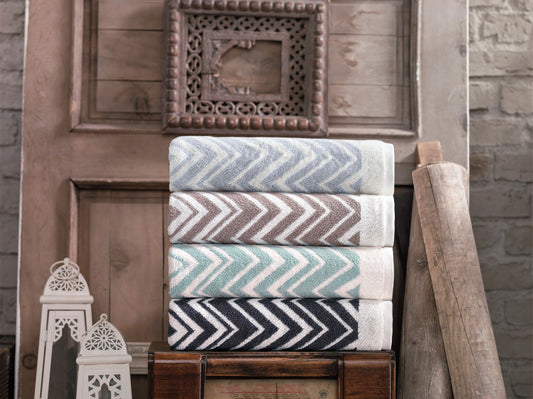 100% Cotton Santorini Collection 2 Bath Towels Set