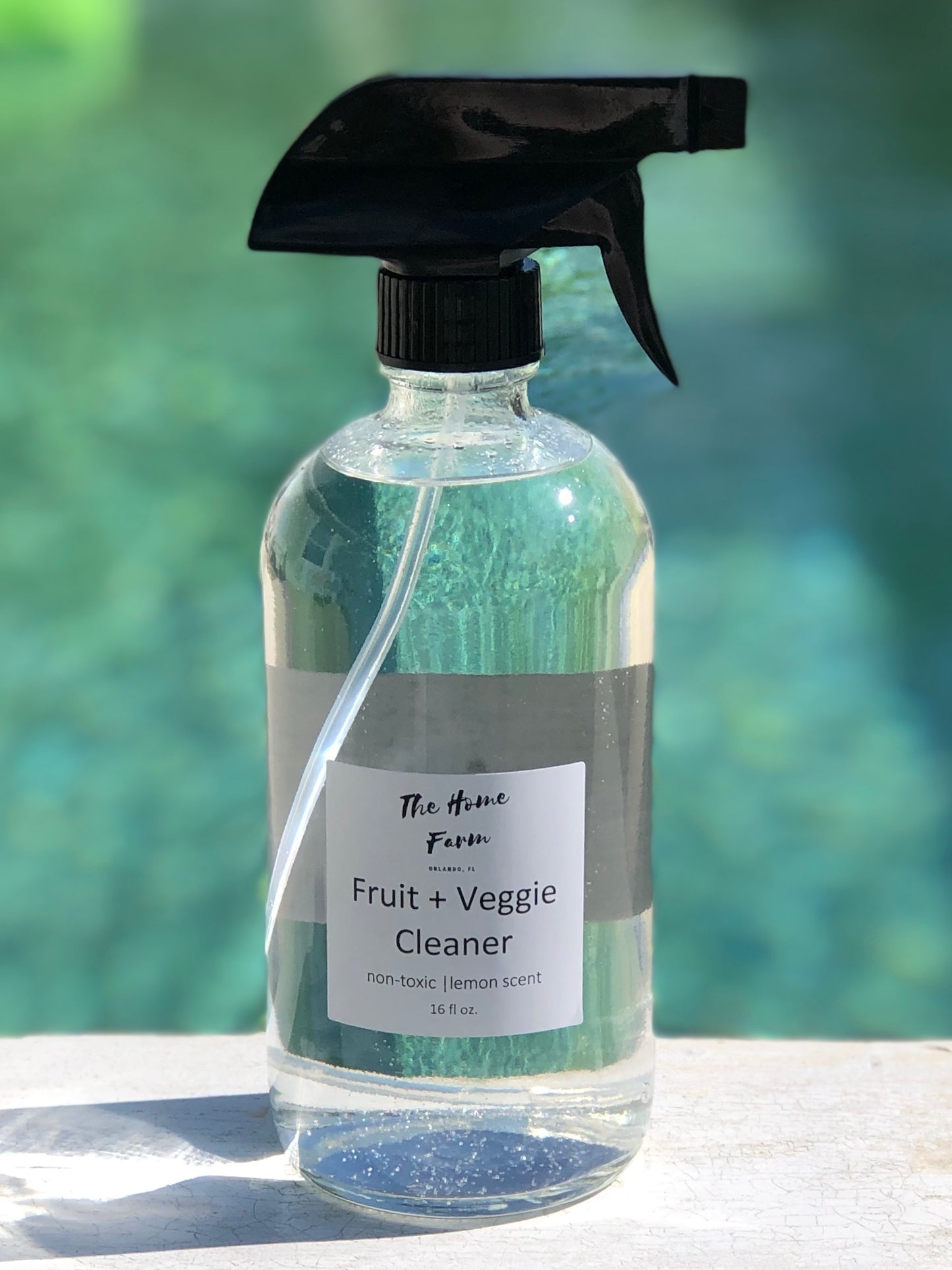 Fruit and Veggie Cleaner - Non-toxic, Zero Waste, Glass Bottle