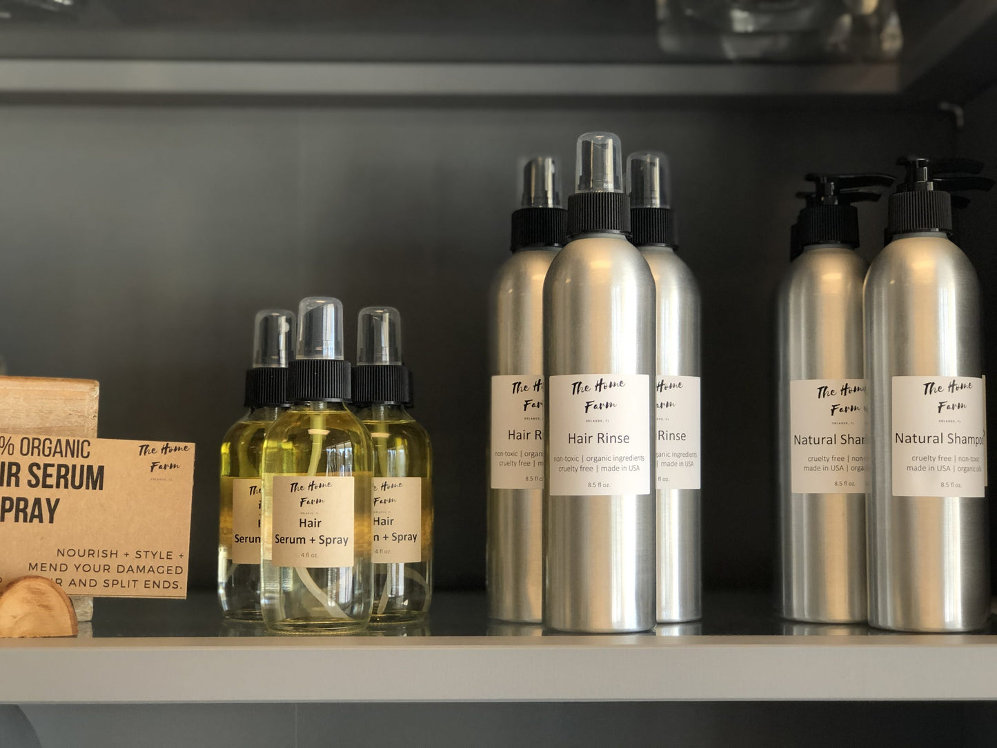 Certified Organic Hair Serum + Spray