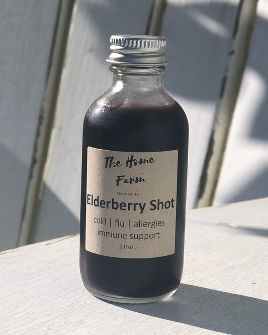 Organic Elderberry Syrup - Cold and Flu, Immune Support, Allergy Relief