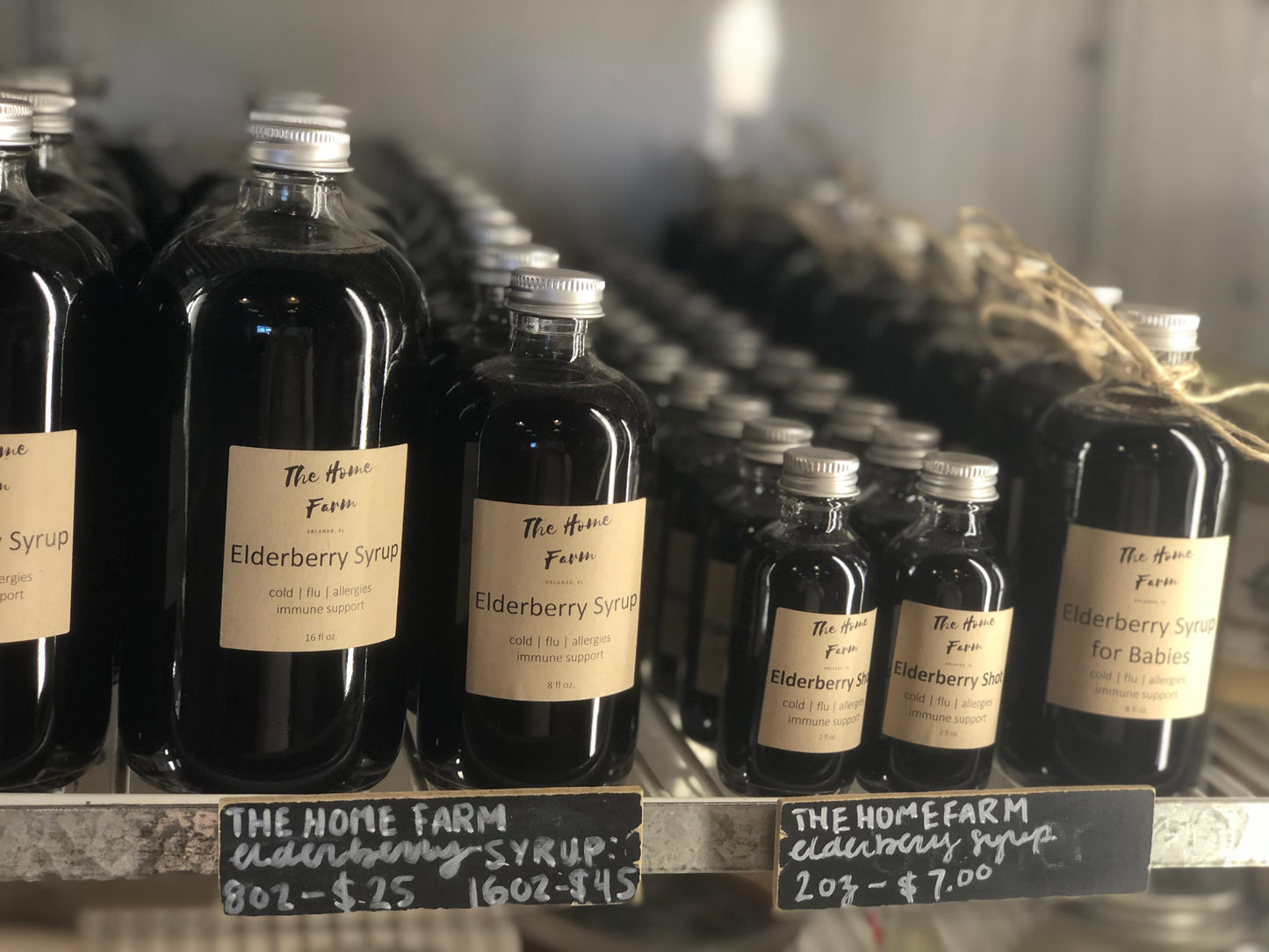 Organic Elderberry Syrup - Cold and Flu, Immune Support, Allergy Relief