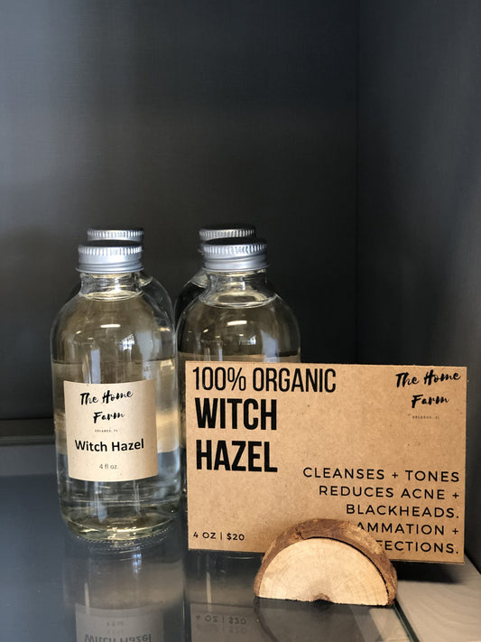 100% Certified Organic, Pure Witch Hazel Makeup Remover