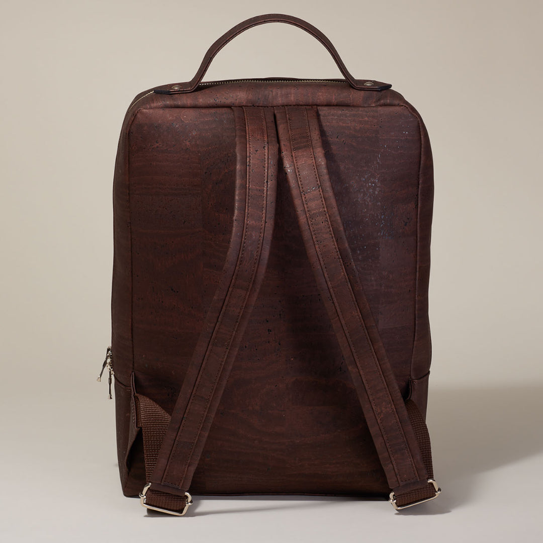 Contemporary Commuter Backpack made of Cork - Natural, Sustainable, Vegan, Biodegradable