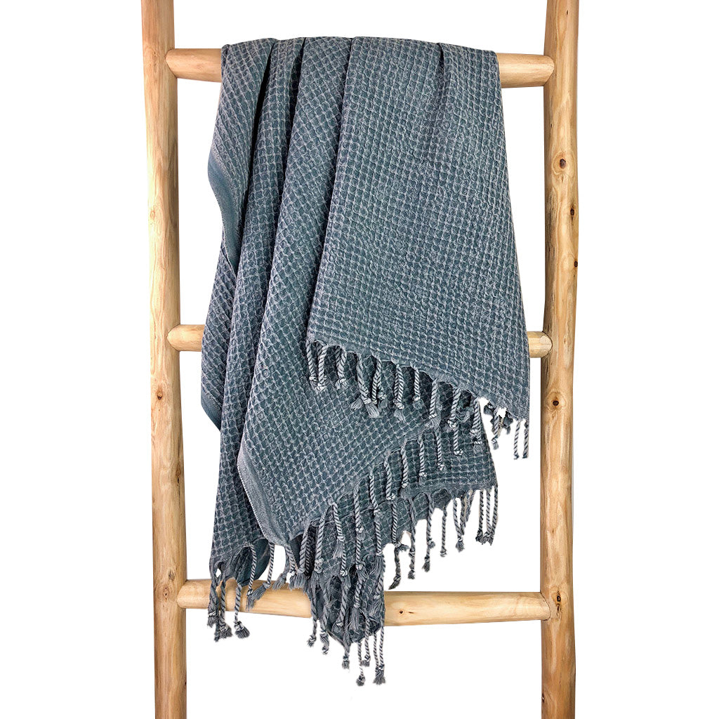 Waffle Weave Turkish Towel - 100% Turkish cotton