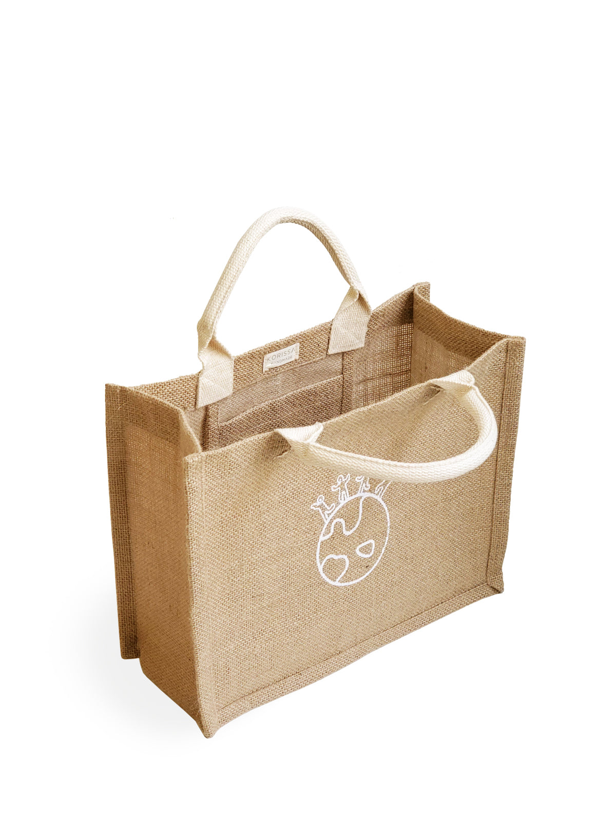 Reusable Jute Gift Bag - Earth