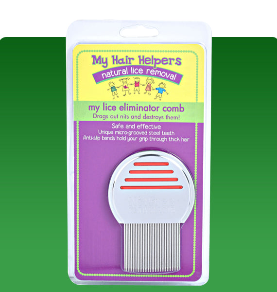 Lice Eliminator Treatment Comb | Stainless Steel | Effectively Removes Louse, Nits and Superlice