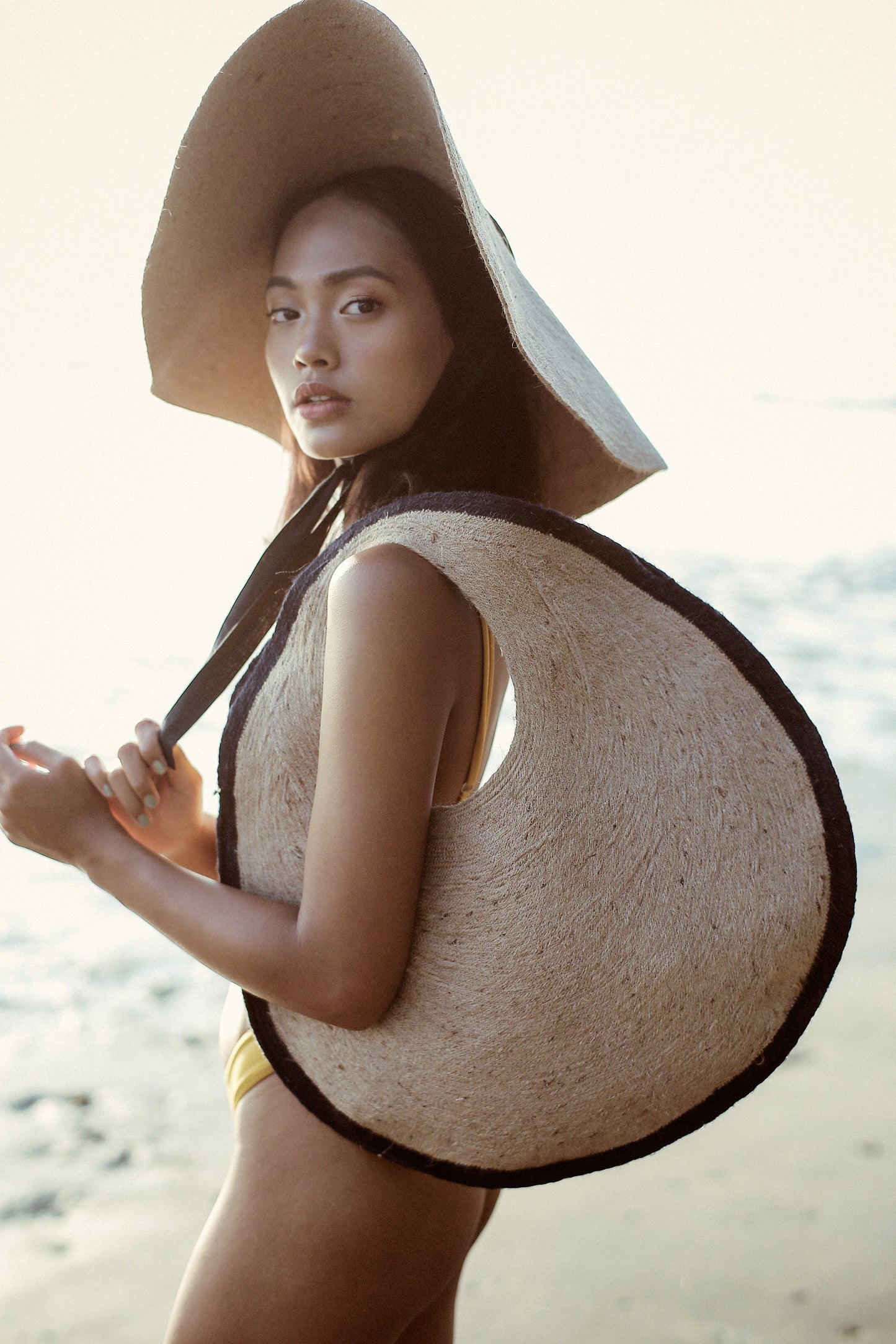 SOLO Halo Jute Straw Bag