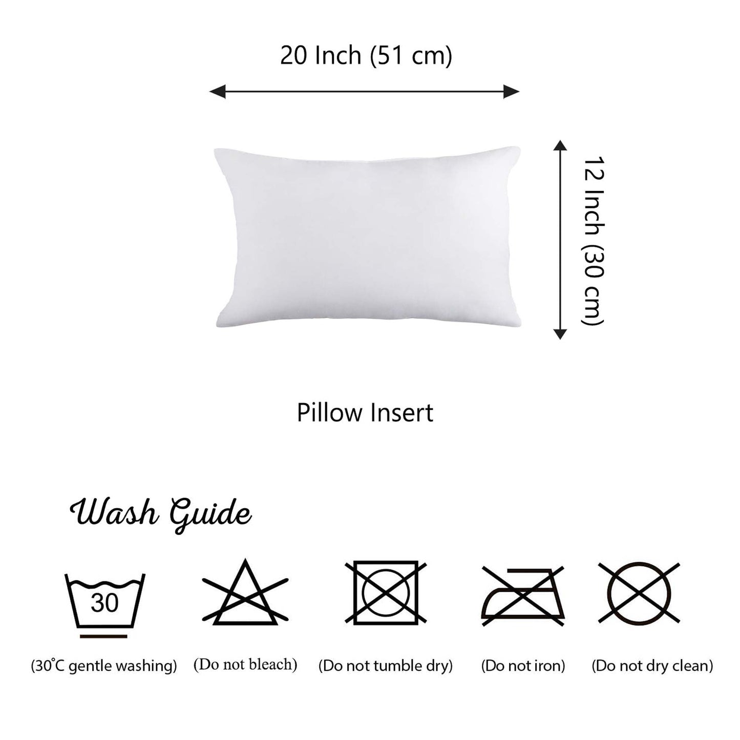 Eco Friendly Single Throw Pillow Insert with Recycled Poly Filling