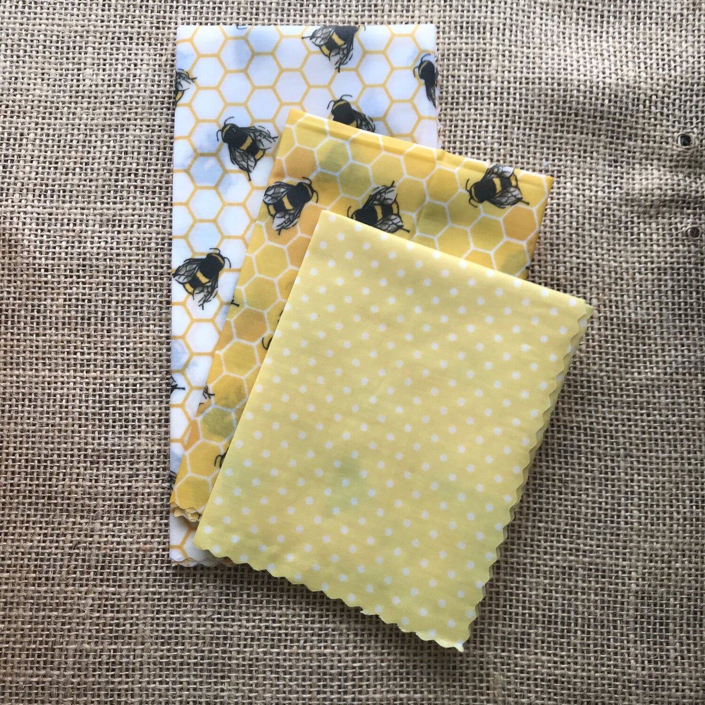 Yellow Bee Eco Friendly Beeswax Food Wraps