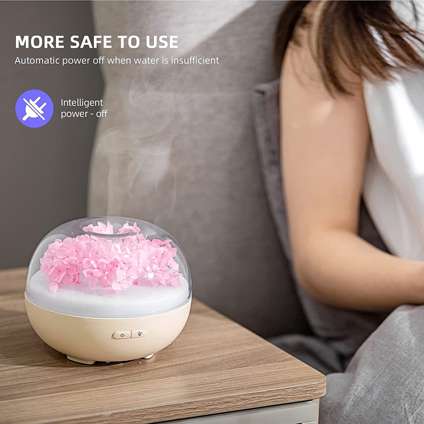 Eternal Flower aromatherapy ultrasonic essential oil diffuser