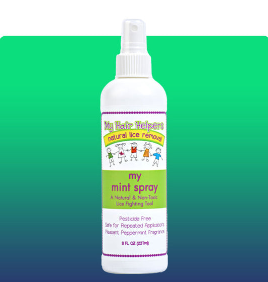 Mint Spray Head Lice Repellent | Prevention | Naturally Formulated with Essential Oils