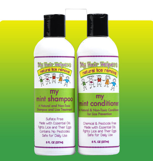 Lice Prevention Shampoo and that Kills Lice and Eggs for Kids I Peppermint Essential Oil