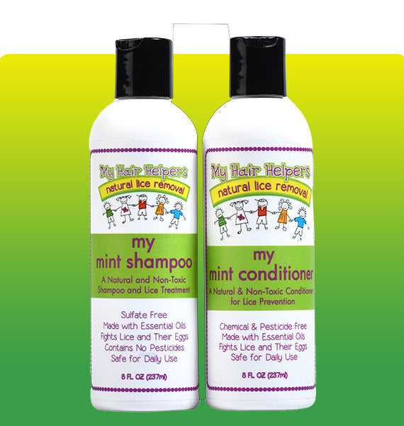 Lice Prevention Shampoo and that Kills Lice and Eggs for Kids I Peppermint Essential Oil