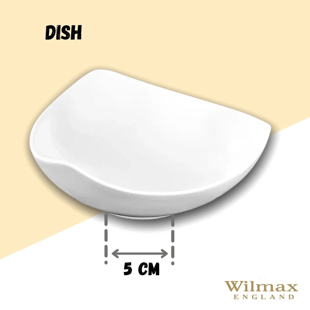 White Snack / Sauce Dish 5" inch | 13 Cm