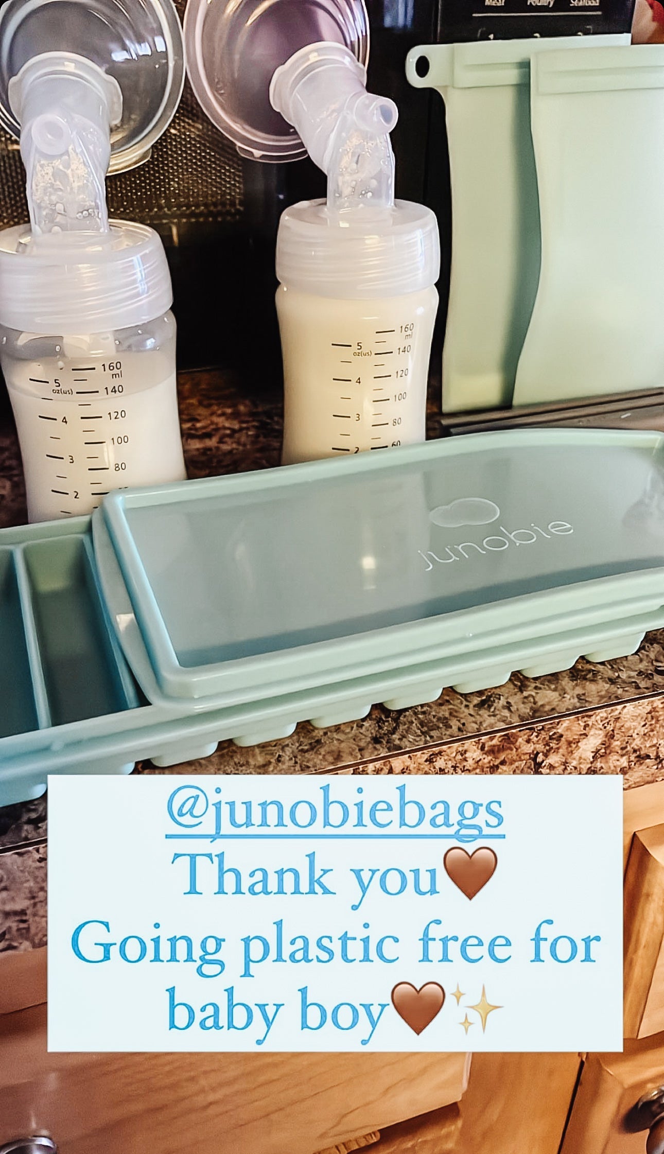 Junobie Silicone Milk and Food Storage Tray