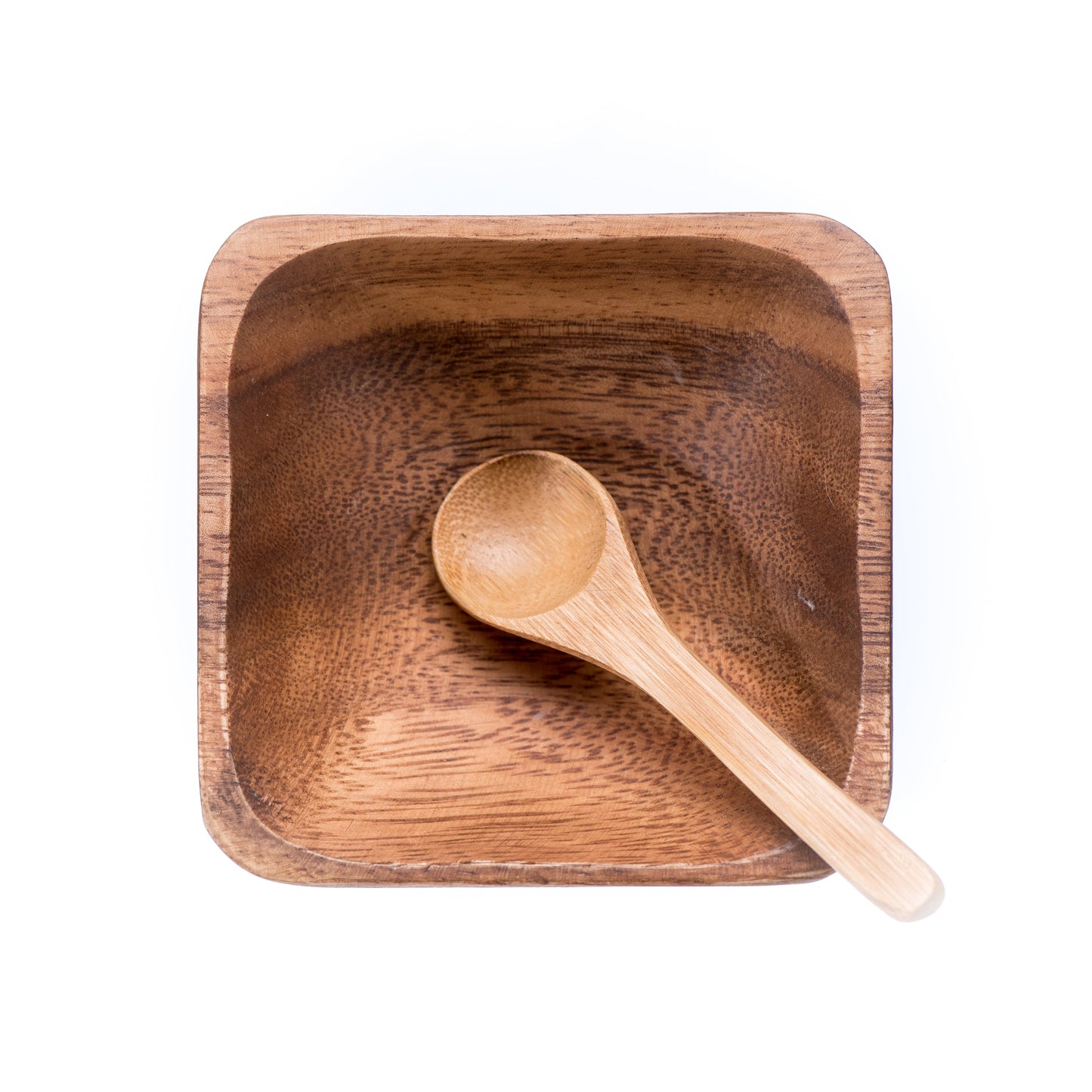 Facial Eco-friendly Bamboo Spoon and Acacia Bowl