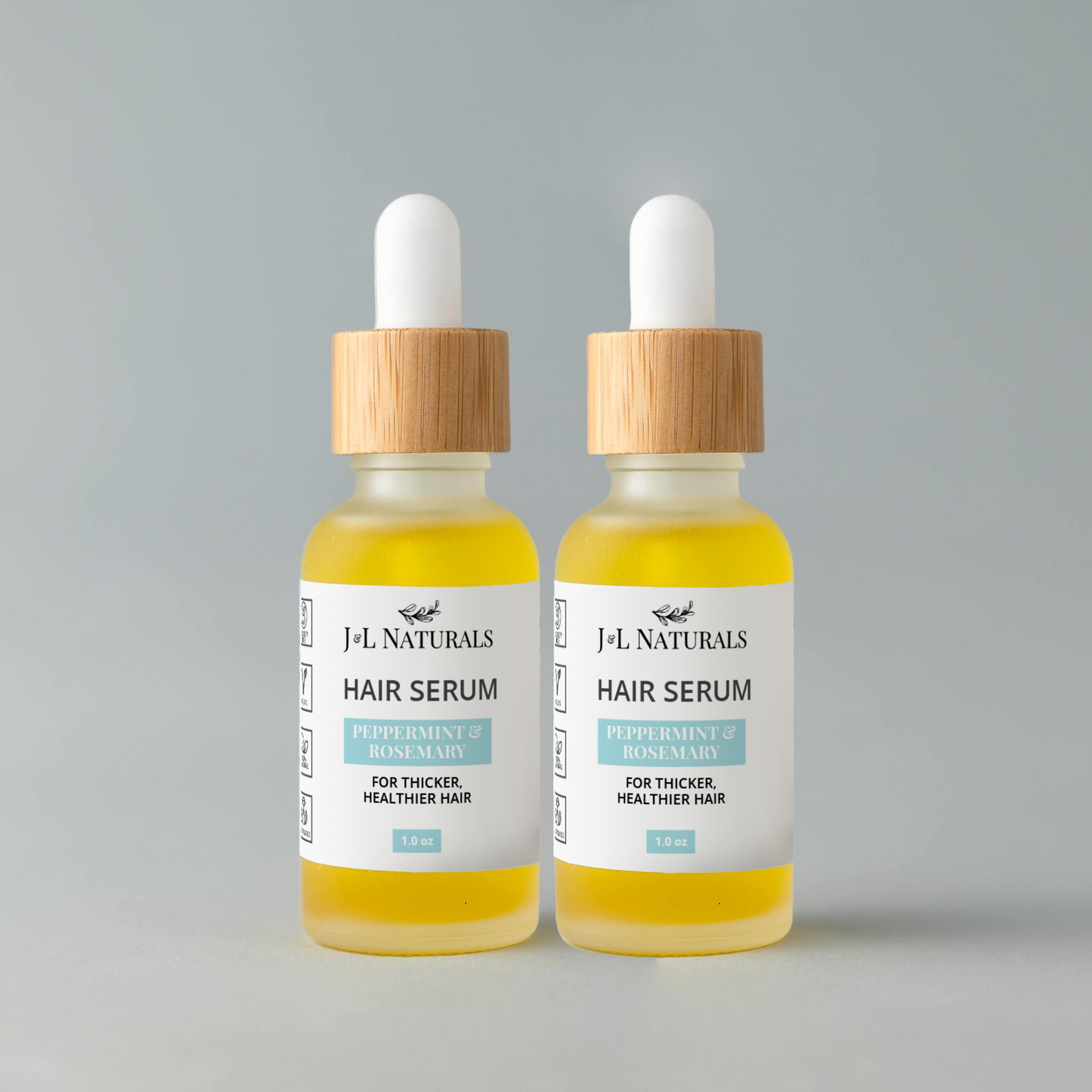 Natural, Vegan, and Cruelty-free Hair Serum (Duo)