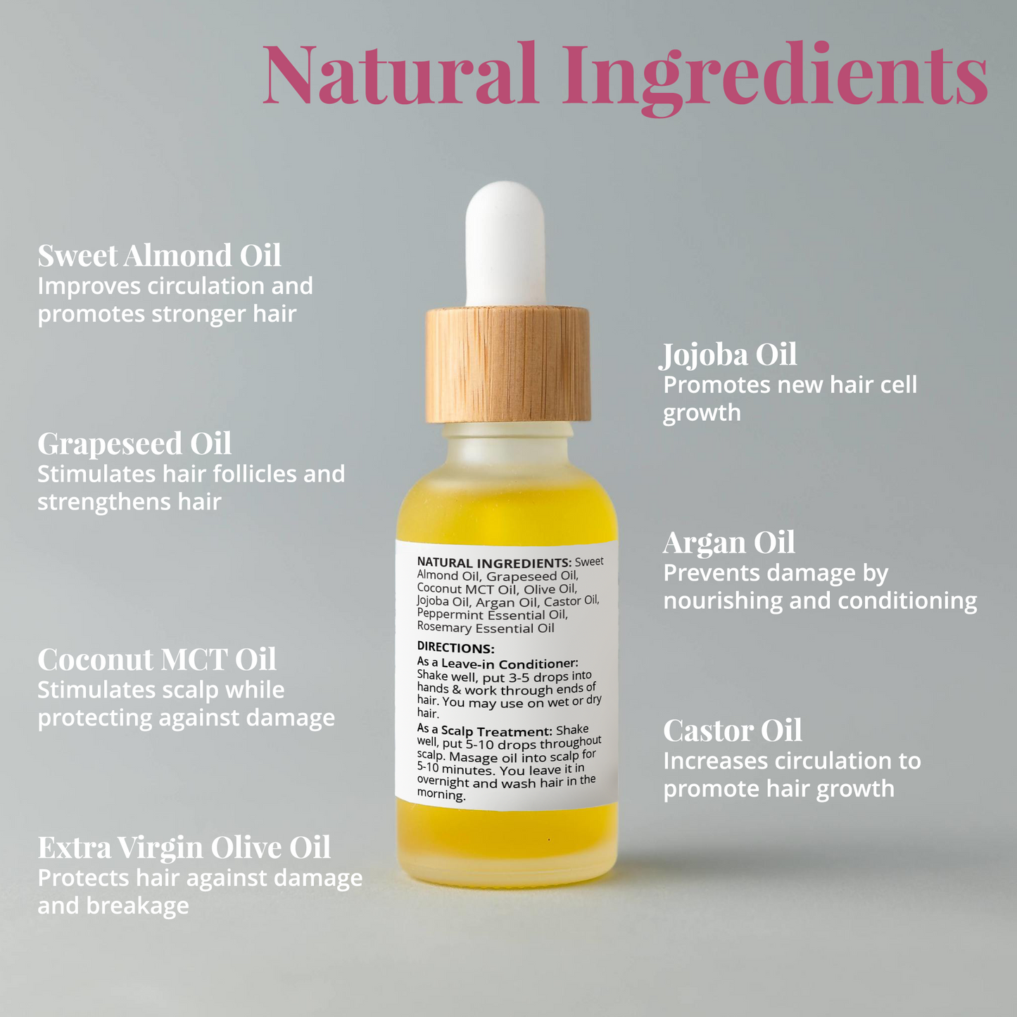 Natural, Vegan, and Cruelty-free Hair Serum (Duo)