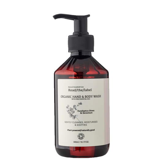 Organic Hand and Body Wash - Eucalyptus Dives & Geranium 300ml