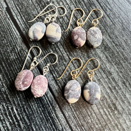 Porcelain Jasper Earrings