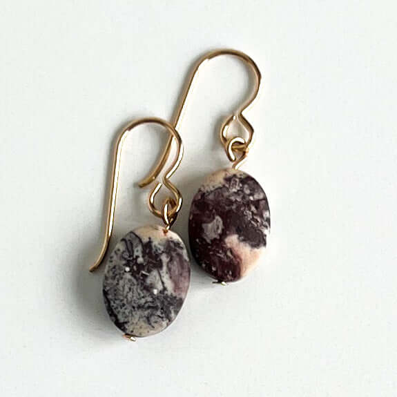 Porcelain Jasper Earrings