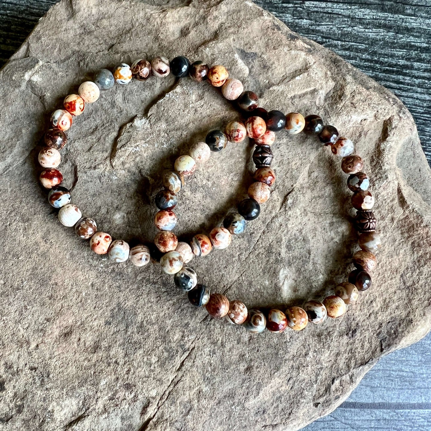 Ancient Cellar Agate Bracelets