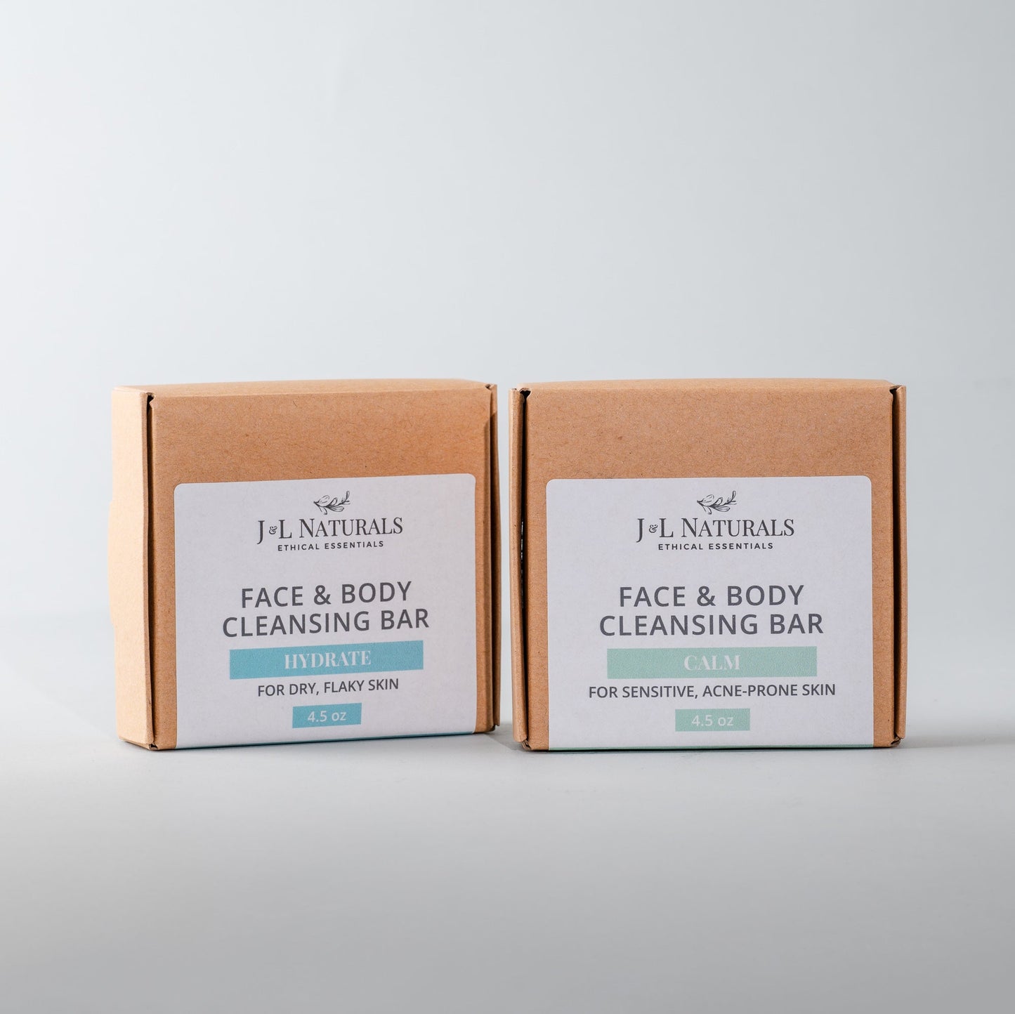 Face and Body Cleanser Bar (Duo) - Natural Sustainable Eco Friendly