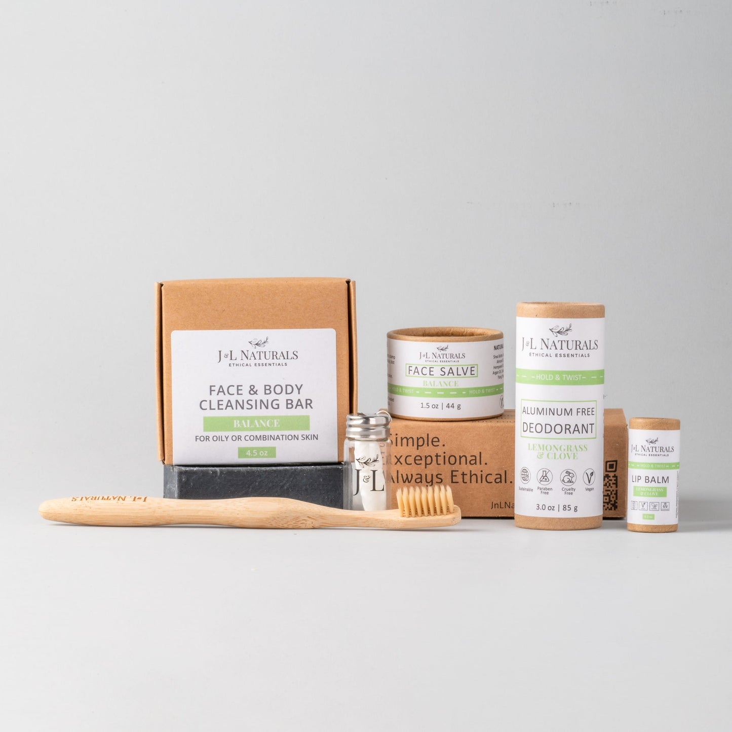 Refreshing Simple Self Care Kit - Natural Sustainable Eco Friendly