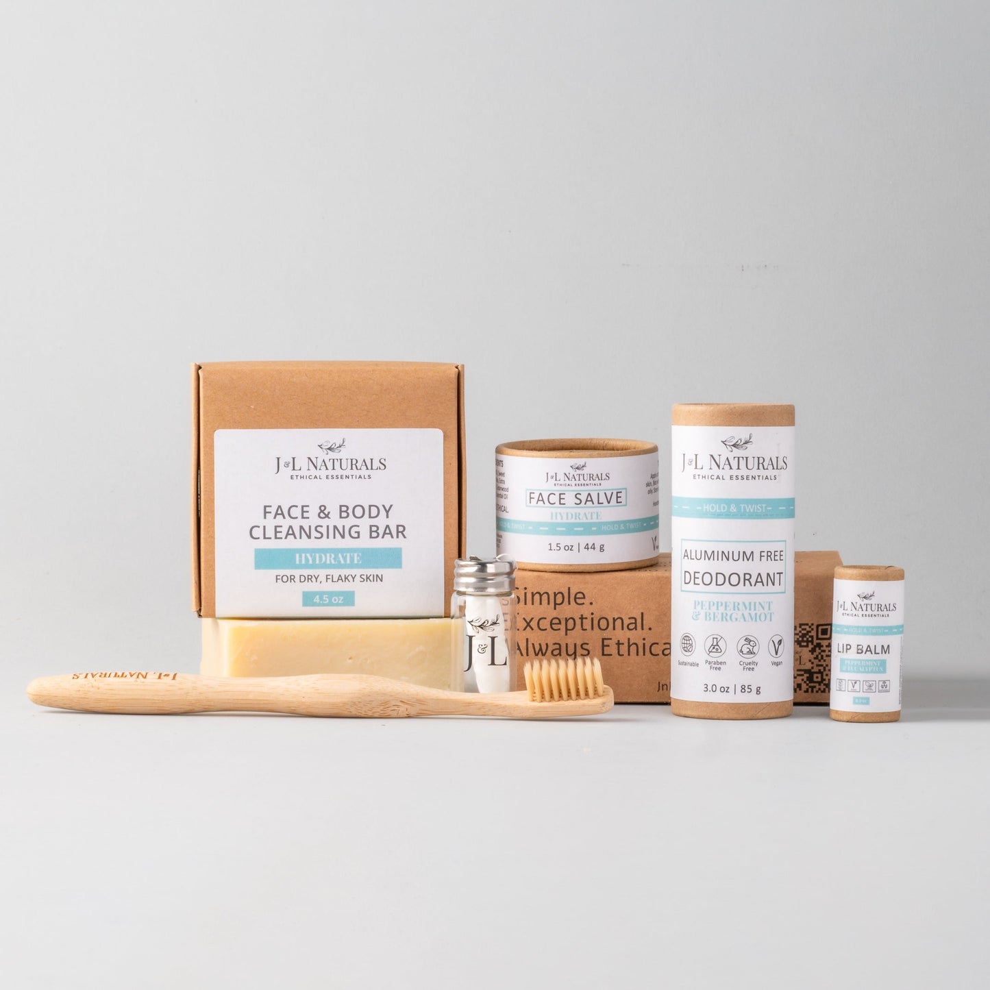 Refreshing Simple Self Care Kit - Natural Sustainable Eco Friendly