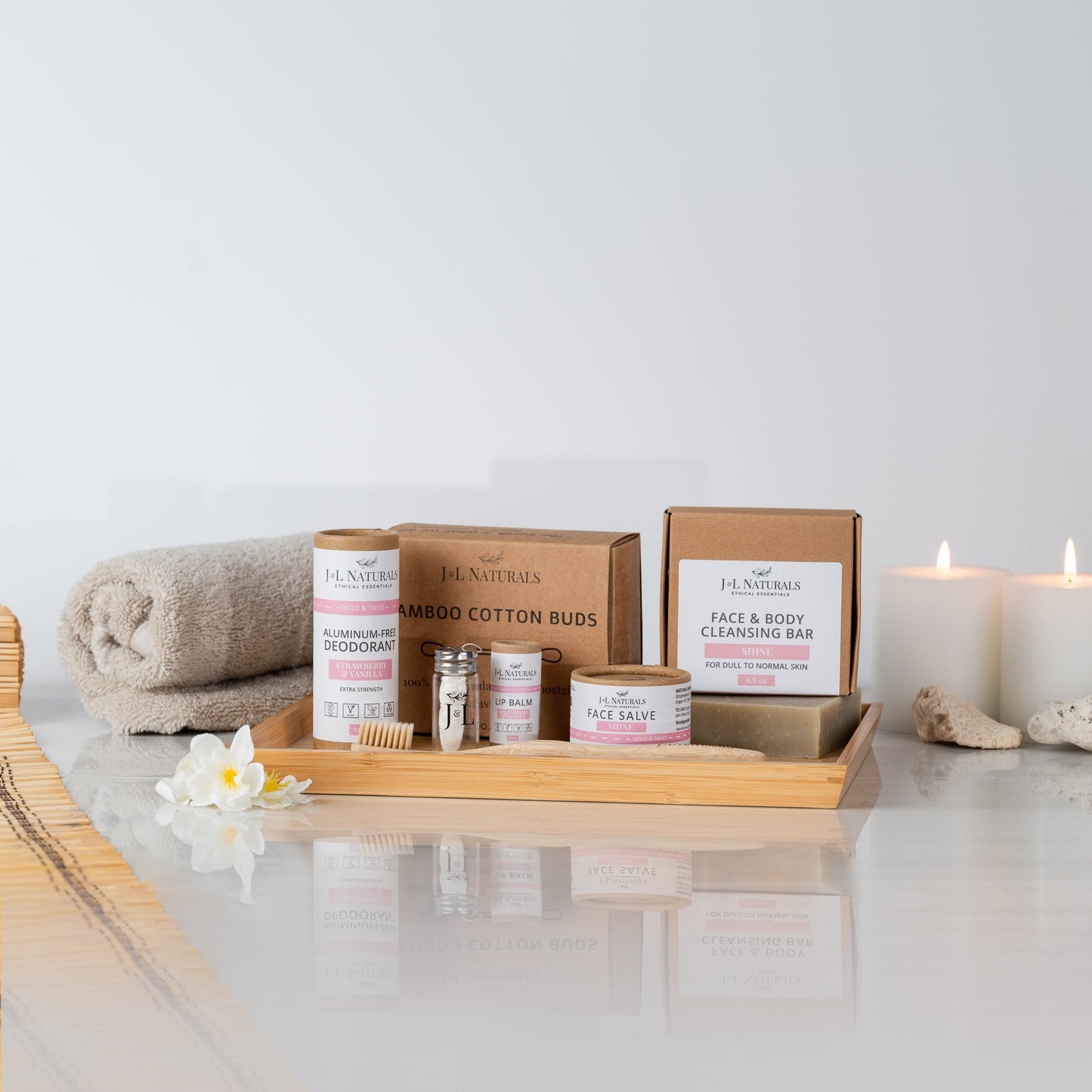 Refreshing Simple Self Care Kit - Natural Sustainable Eco Friendly