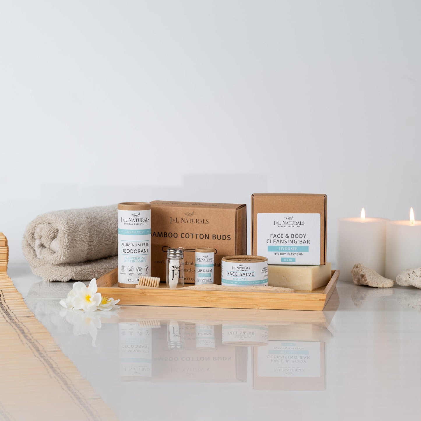 Refreshing Simple Self Care Kit - Natural Sustainable Eco Friendly