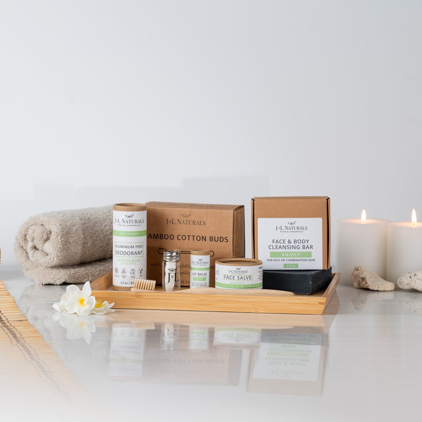 Refreshing Simple Self Care Kit - Natural Sustainable Eco Friendly