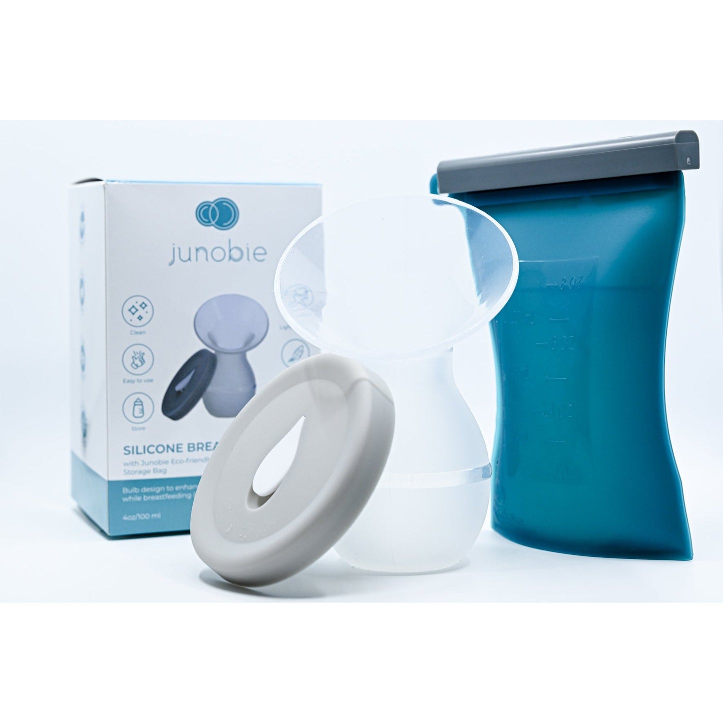 Junobie Milk and Snack Bag  w/Silicone Milk Collector