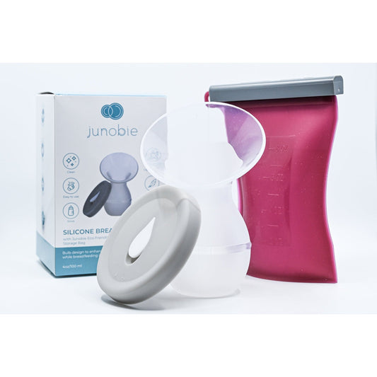 Junobie Milk and Snack Bag  w/Silicone Milk Collector