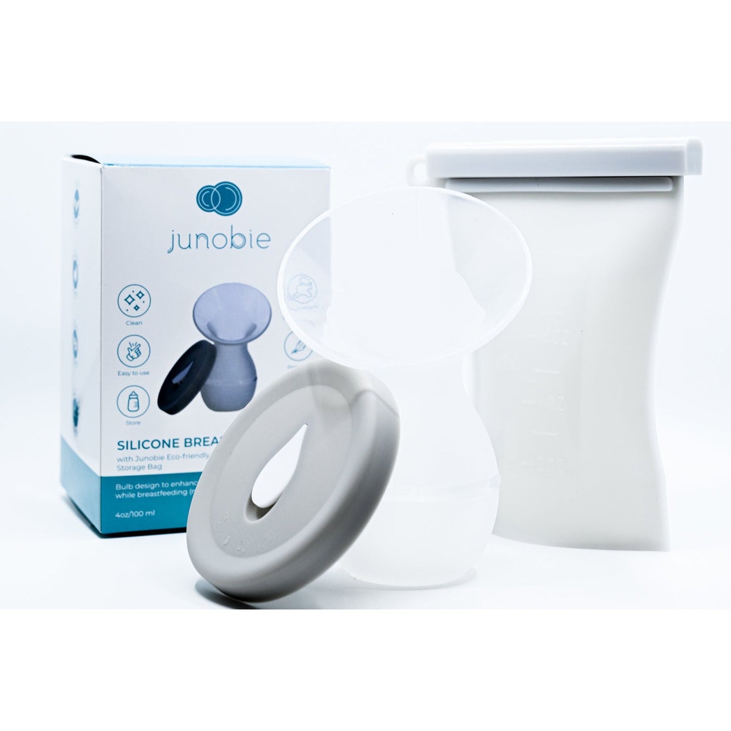 Junobie Milk and Snack Bag  w/Silicone Milk Collector