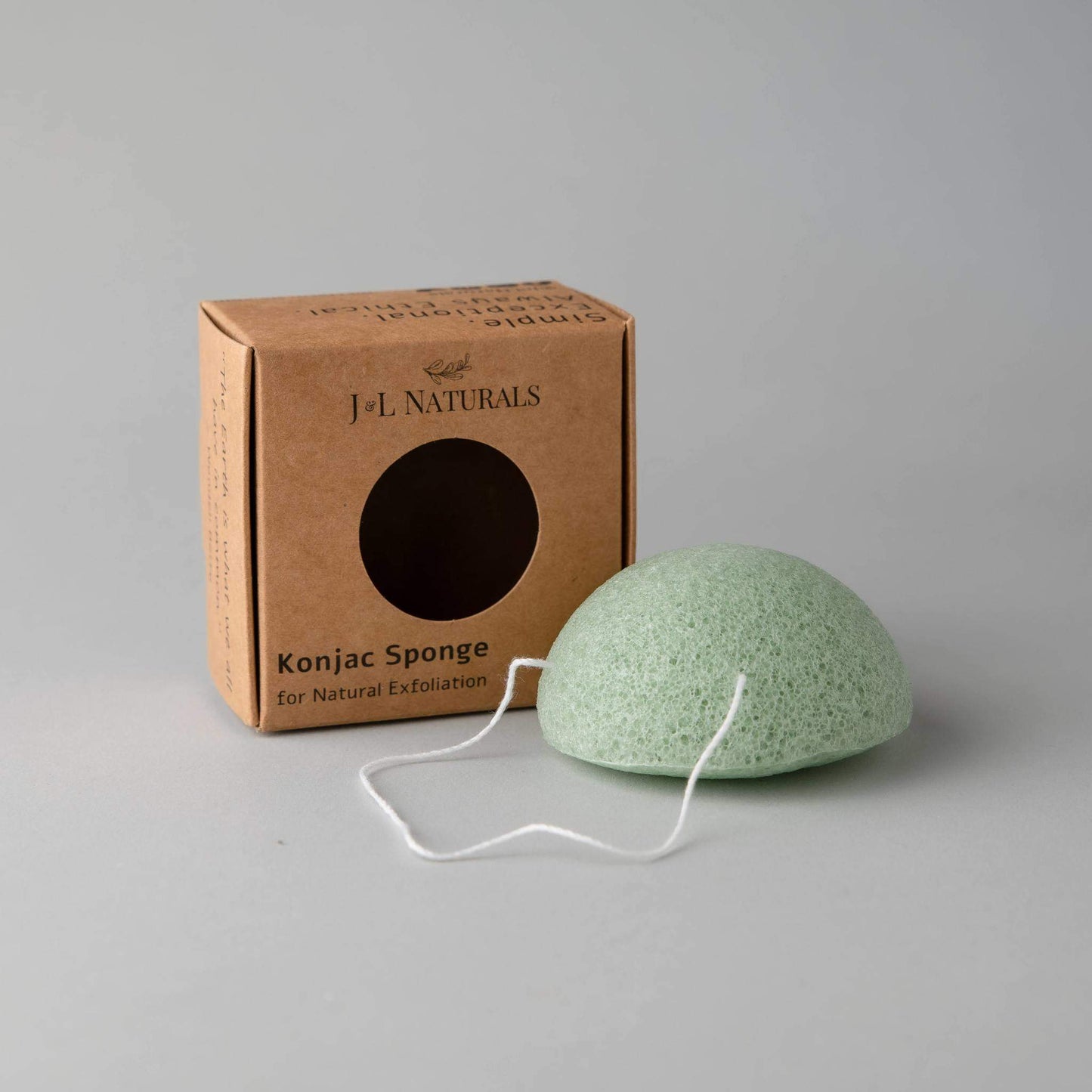 Konjac Sponge (Duo) - Natural Sustainable Eco Friendly