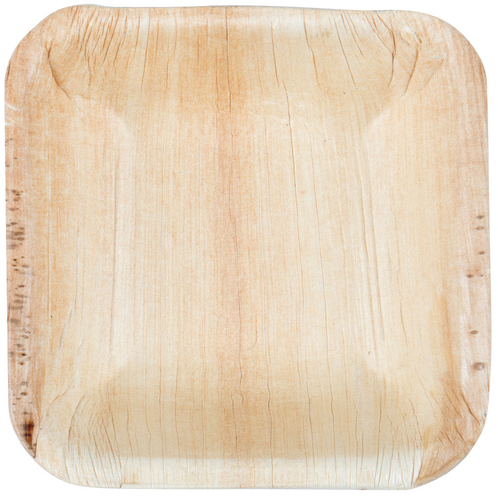 Palm Leaf Square Bowl 3.5" Inch - 3oz Mini (25 count) - sustainable eco friendly