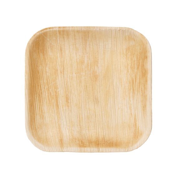 Palm Leaf Plates Square 7" Inch (Set of 100/50/25) - sustainable eco friendly