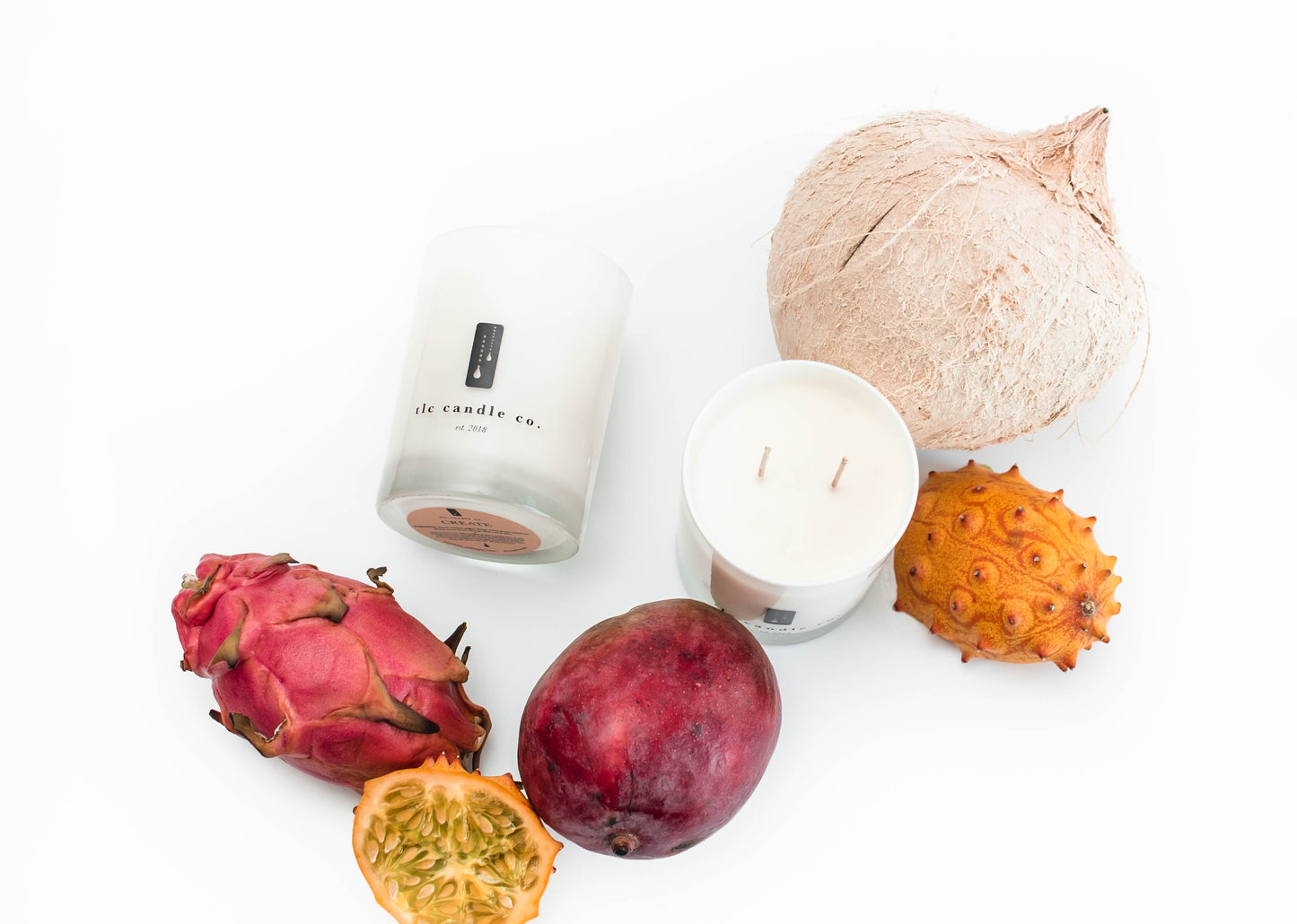 Create - Coconut and Tropical Fruits Soy Candle