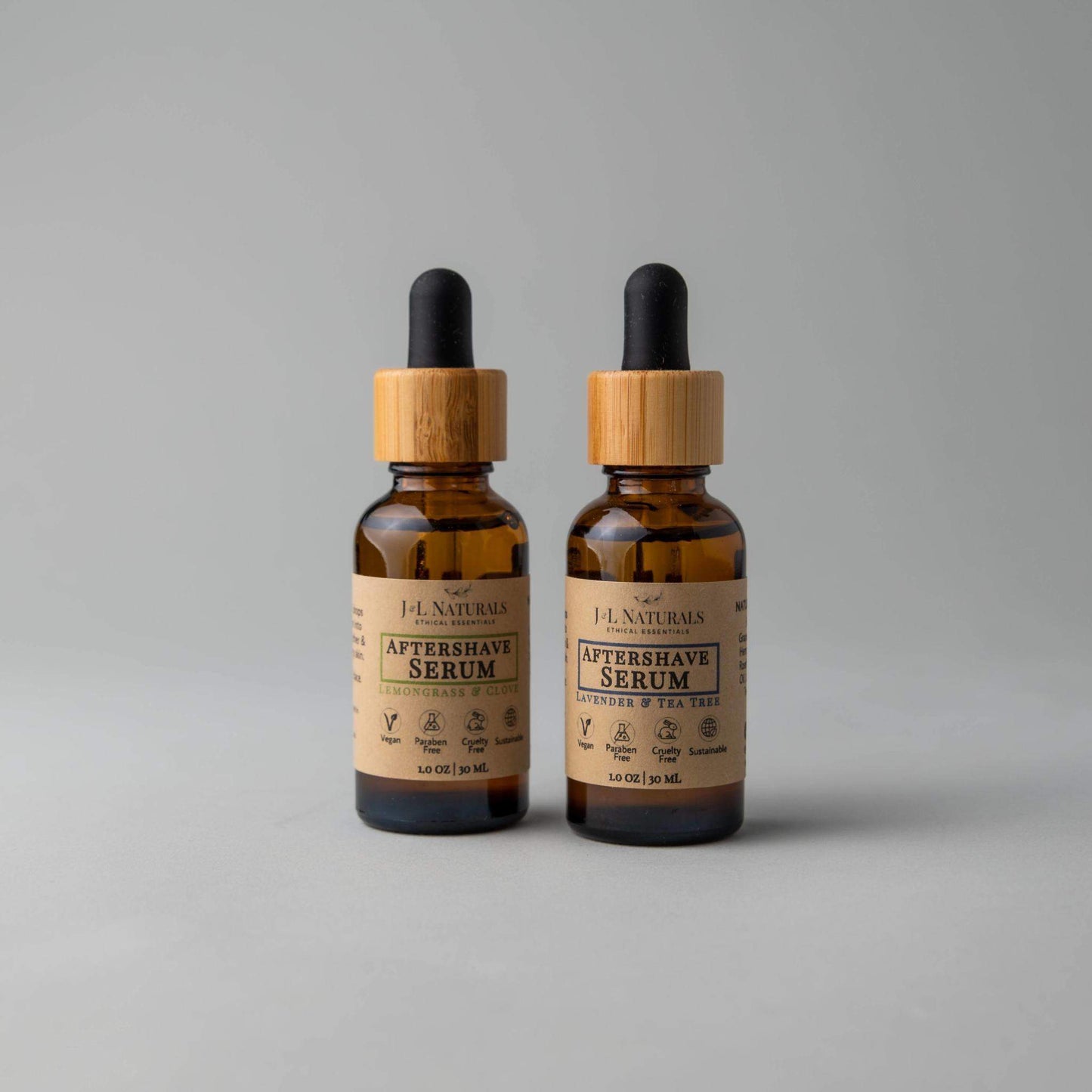 Aftershave Serum (Duo) - Natural Sustainable Eco Friendly