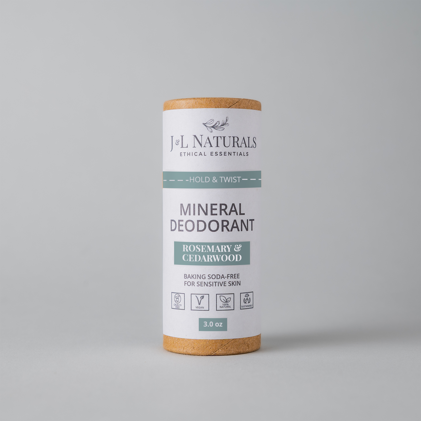 Mineral (Baking Soda-Free) Deodorant - Natural Sustainable Eco Friendly