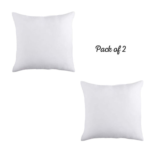 Eco Friendly Set of 2 Throw Pillow Insert with Recycled Poly Filling